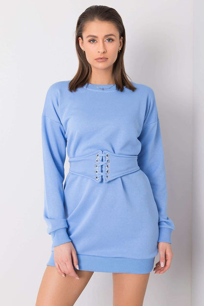  Sukienka Model RV-SK-6179.09 Blue - Rue Paris 