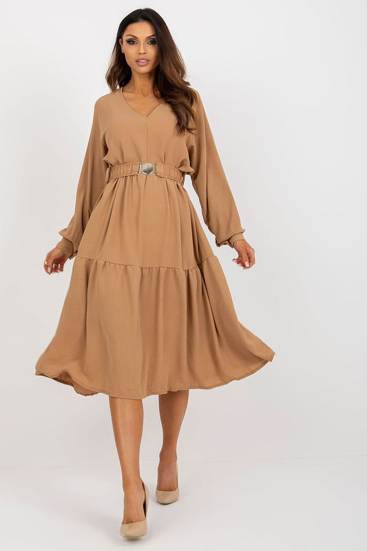  Sukienka Model TW-SK-BI-2021706.93P Camel - Och Bella 