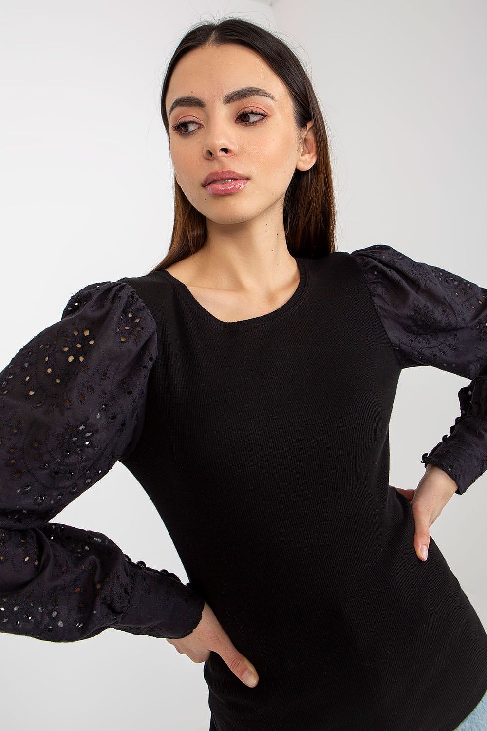   Bluzka Model TW-BZ-OB-046.62P Black - Och Bella 