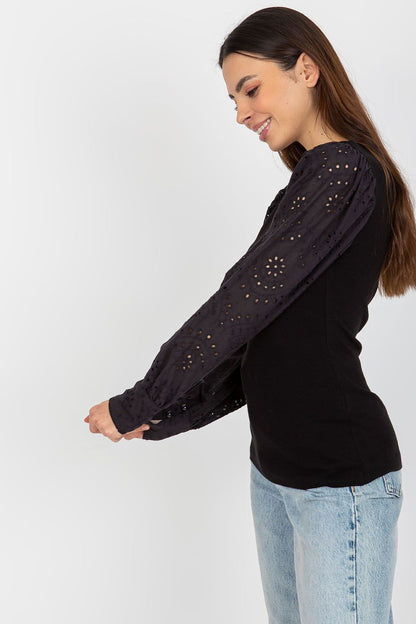   Bluzka Model TW-BZ-OB-046.62P Black - Och Bella 
