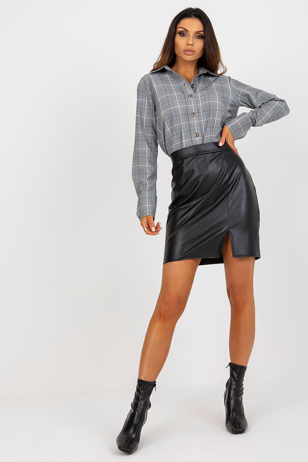  Spódnica Model LK-SD-509187.92P Black - Lakerta 