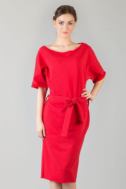  Sukienka Aleksandra 5 Red - Tessita 
