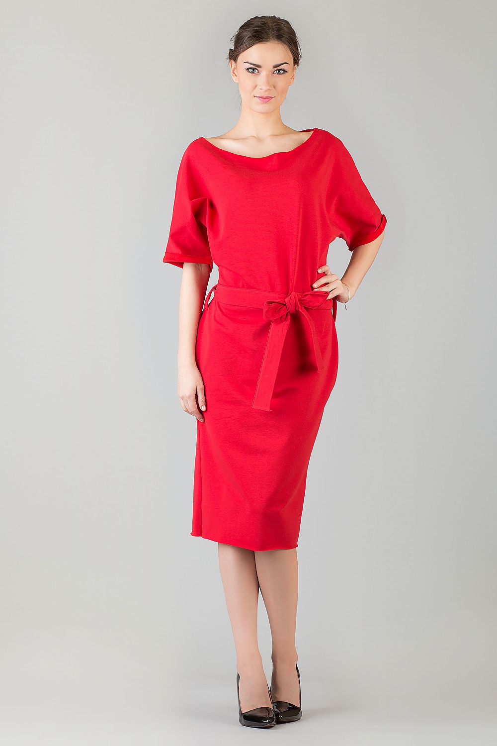  Sukienka Aleksandra 5 Red - Tessita 