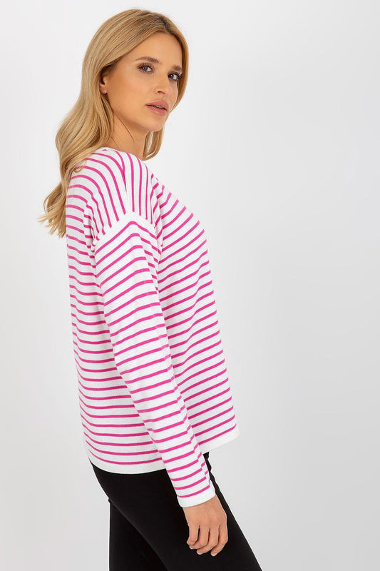   Sweter Damski Model LC-SW-6006.22 Light Violet - Rue Paris 