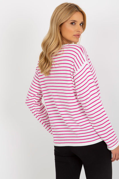   Sweter Damski Model LC-SW-6006.22 Light Violet - Rue Paris 