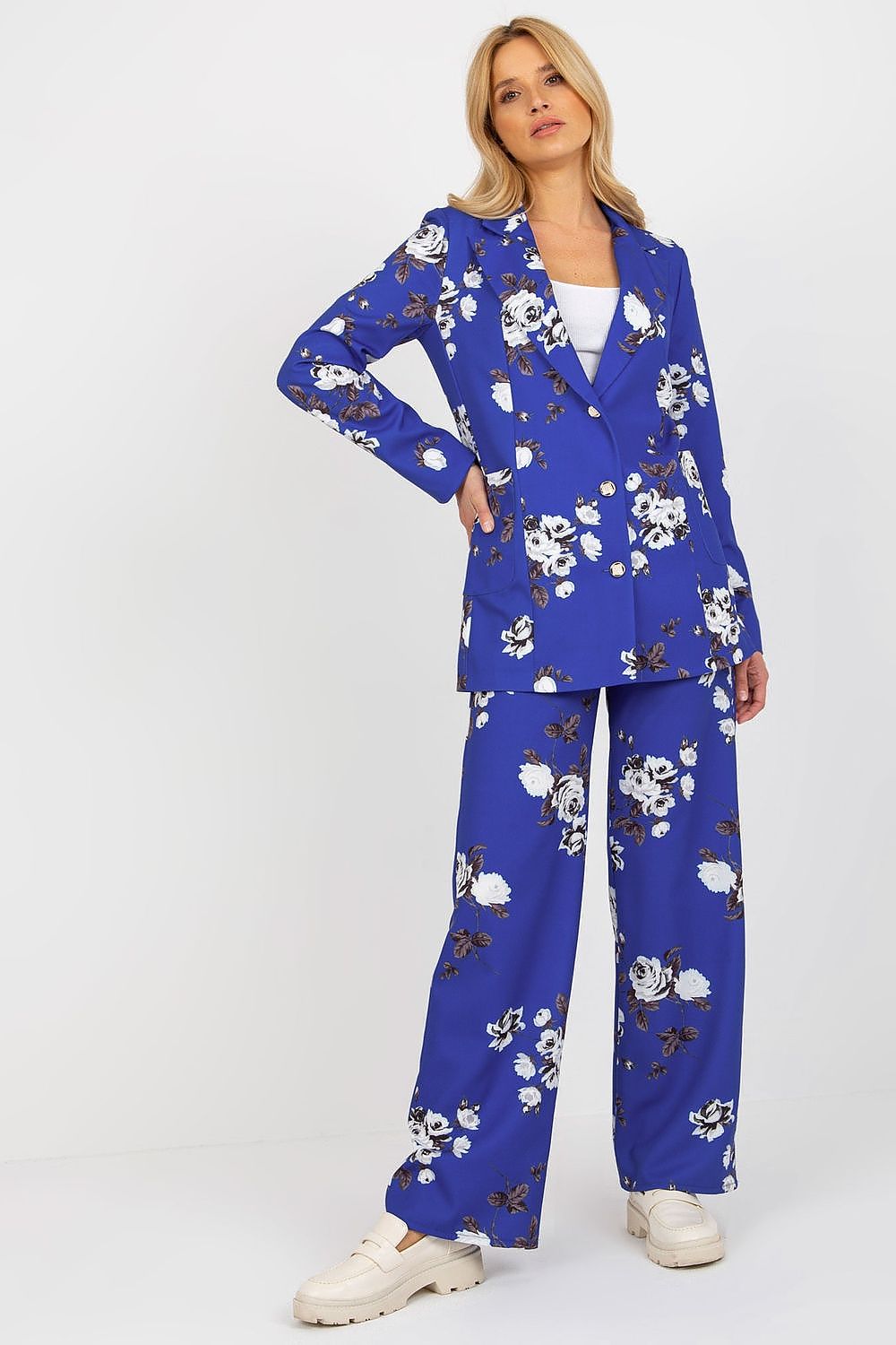   Marynarka Model LK-MA-508918.18P Cobalt - Lakerta 