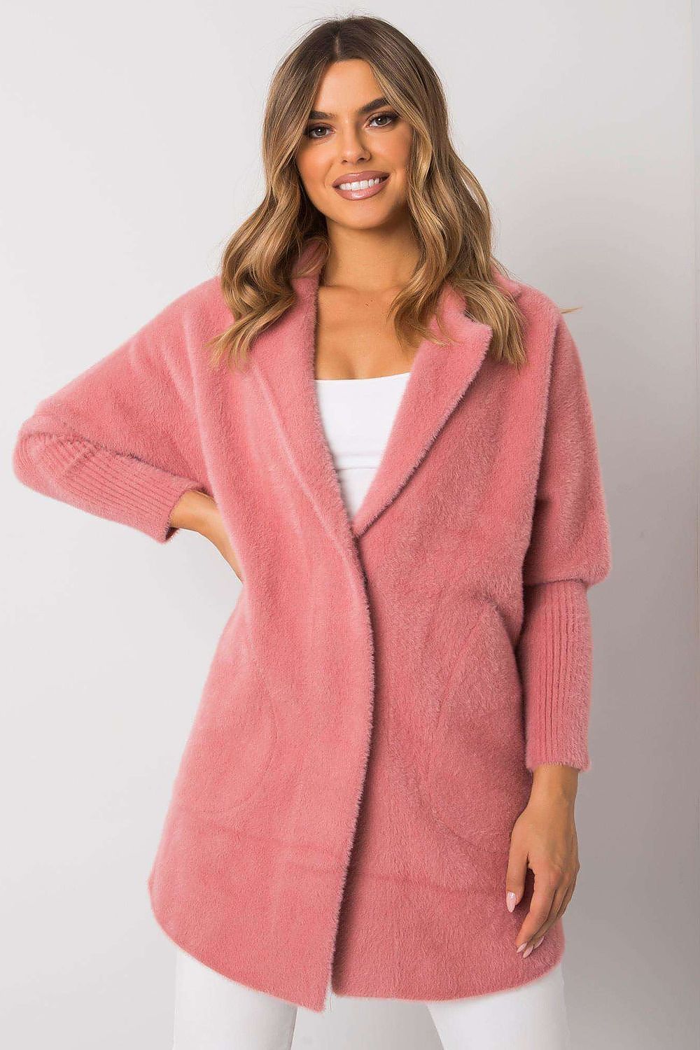   Płaszcz Damski Model MBM-PL-1517.00P Pink - MBM 