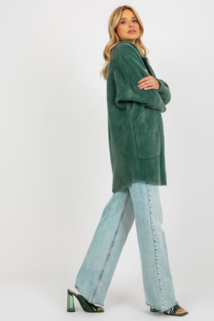   Płaszcz Damski Model MBM-PL-1517.00P Dark Green - MBM 