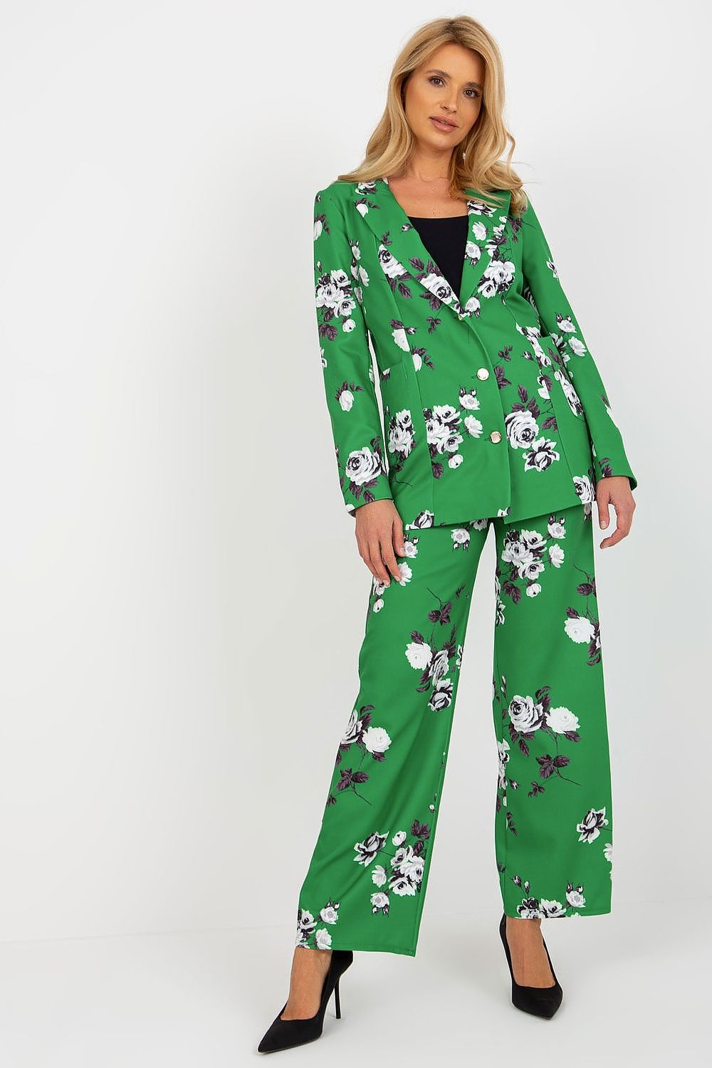   Marynarka Model LK-MA-508918.18P Green - Lakerta 