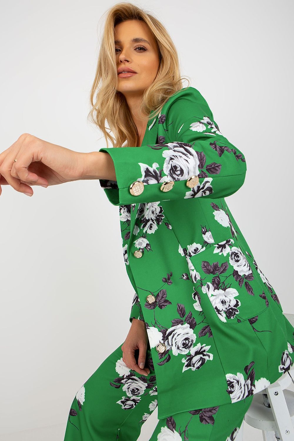   Marynarka Model LK-MA-508918.18P Green - Lakerta 