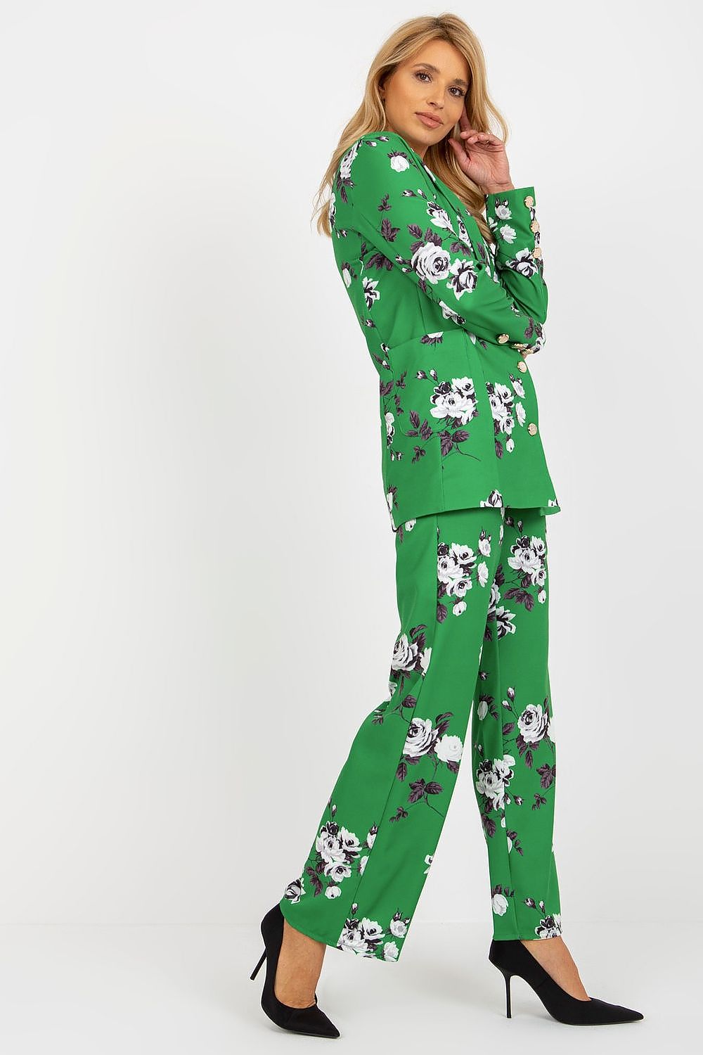   Marynarka Model LK-MA-508918.18P Green - Lakerta 