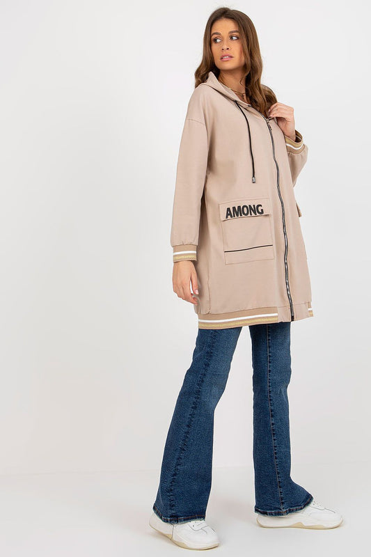   Bluza Damska Model RV-BL-8149.91P Beige - Relevance 