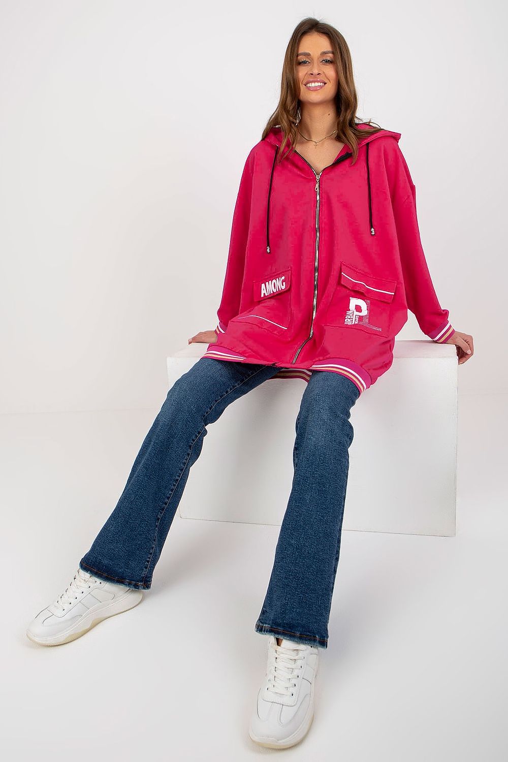  Bluza Damska Model RV-BL-8149.91P Fuksja - Relevance 