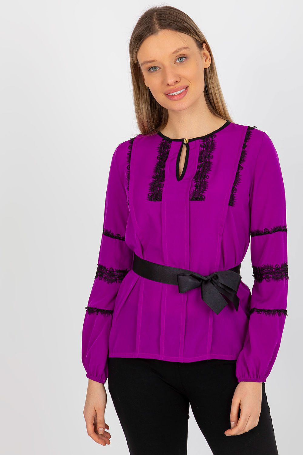   Bluzka Model LK-BZ-506122.35X Violet - Lakerta 