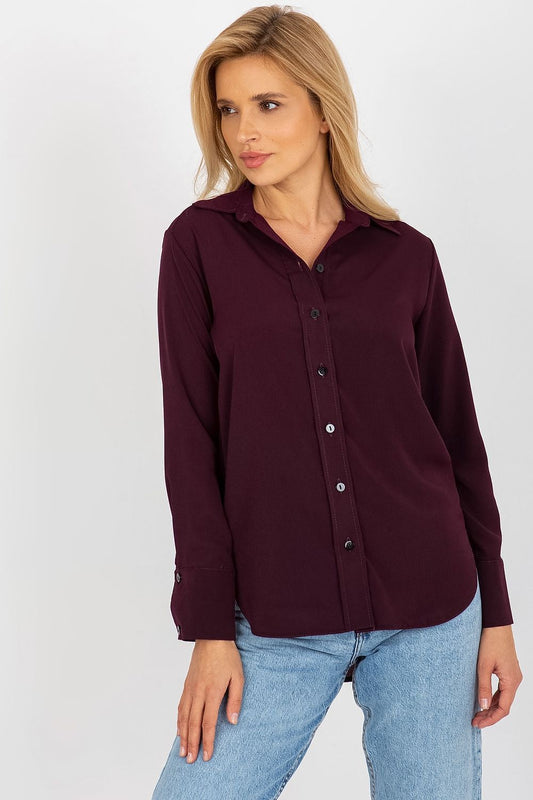   Koszula Damska Model LK-KS-508148.12P Dark Violet - Lakerta 