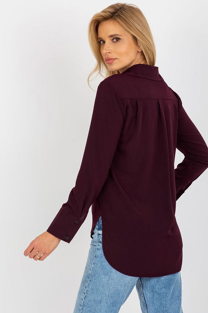   Koszula Damska Model LK-KS-508148.12P Dark Violet - Lakerta 
