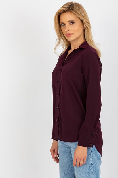   Koszula Damska Model LK-KS-508148.12P Dark Violet - Lakerta 