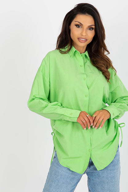   Koszula Damska Model TO-KS-7128.96 Light Green - Factory Price 