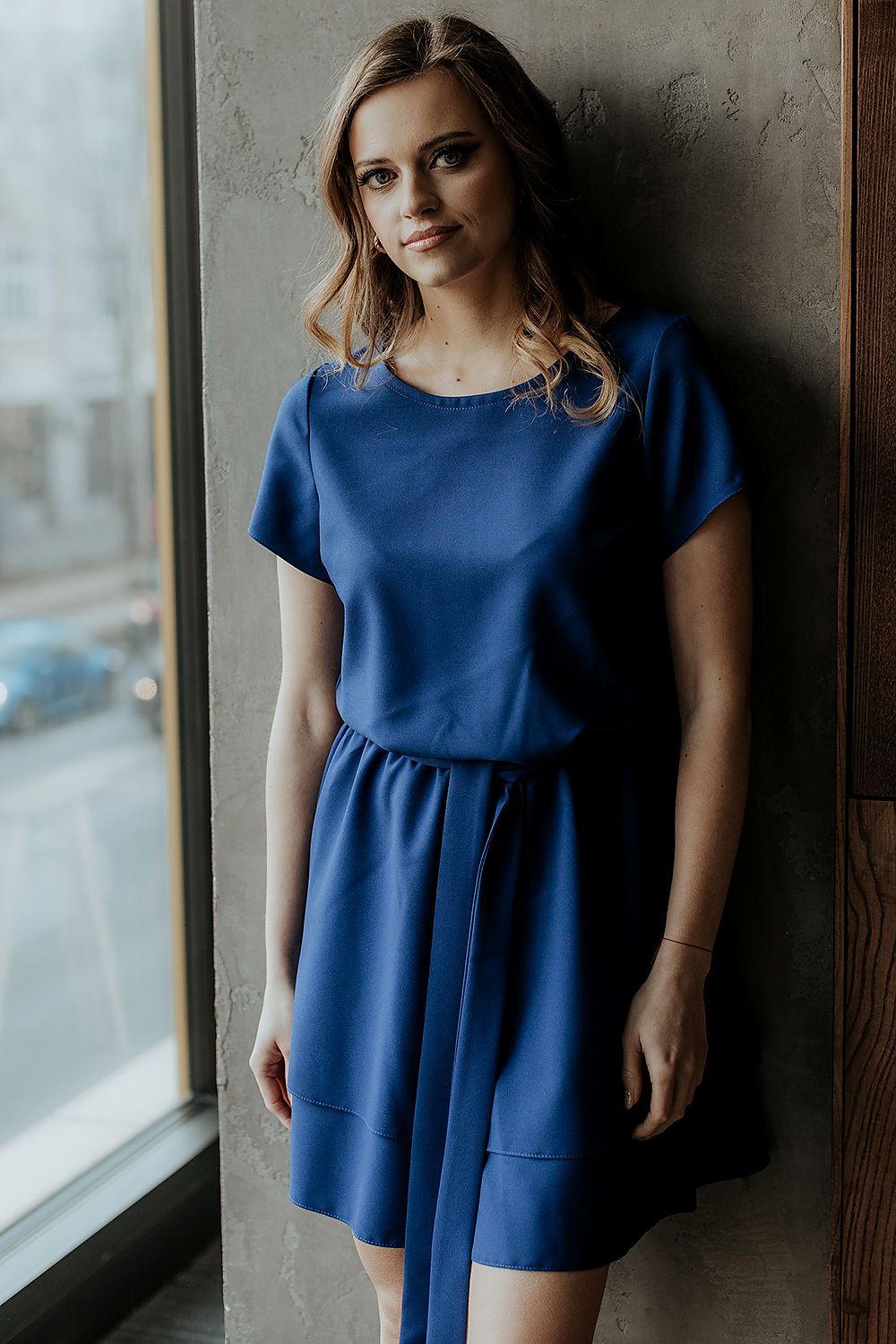  Sukienka Model T374/4 Navy - Tessita 