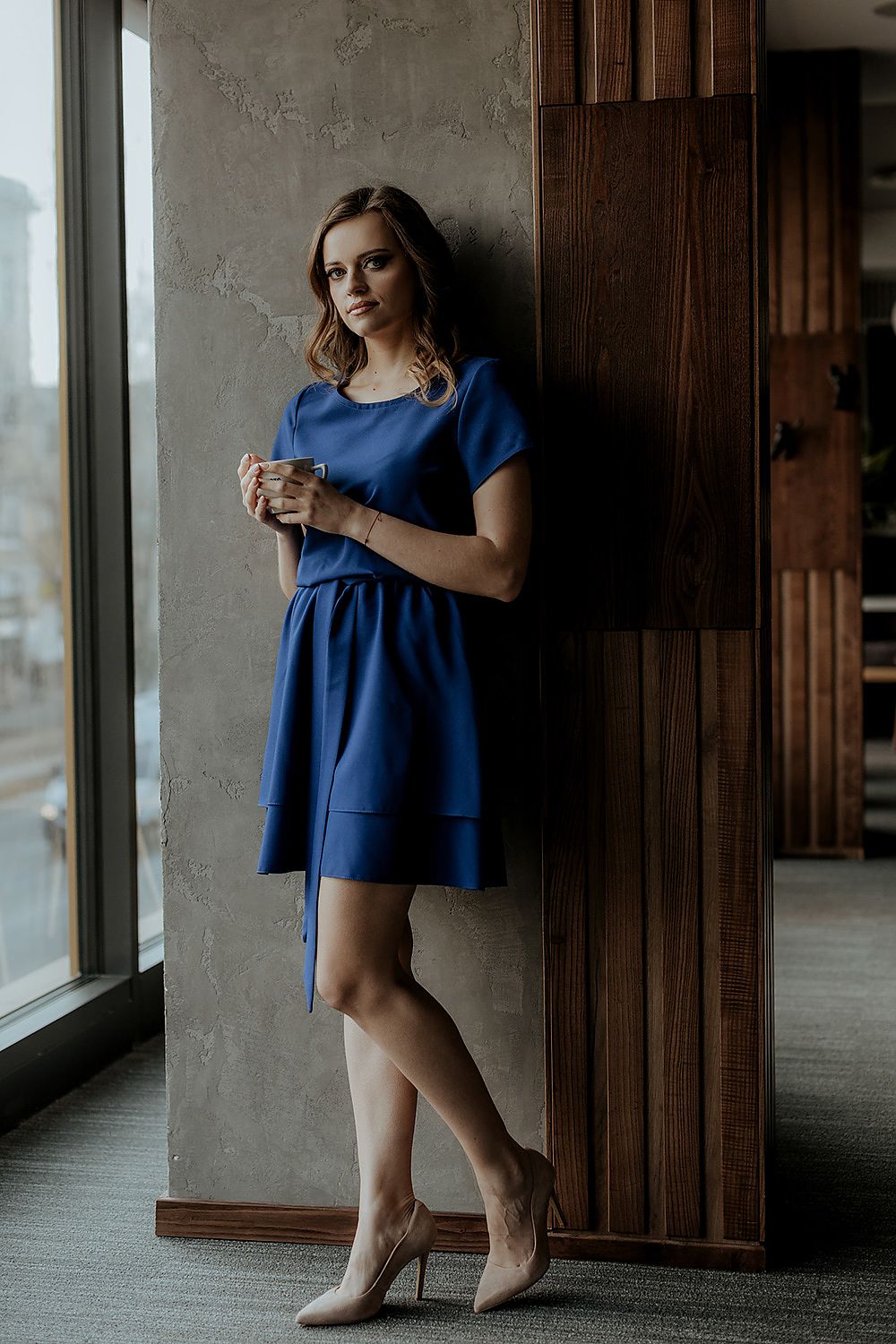  Sukienka Model T374/4 Navy - Tessita 