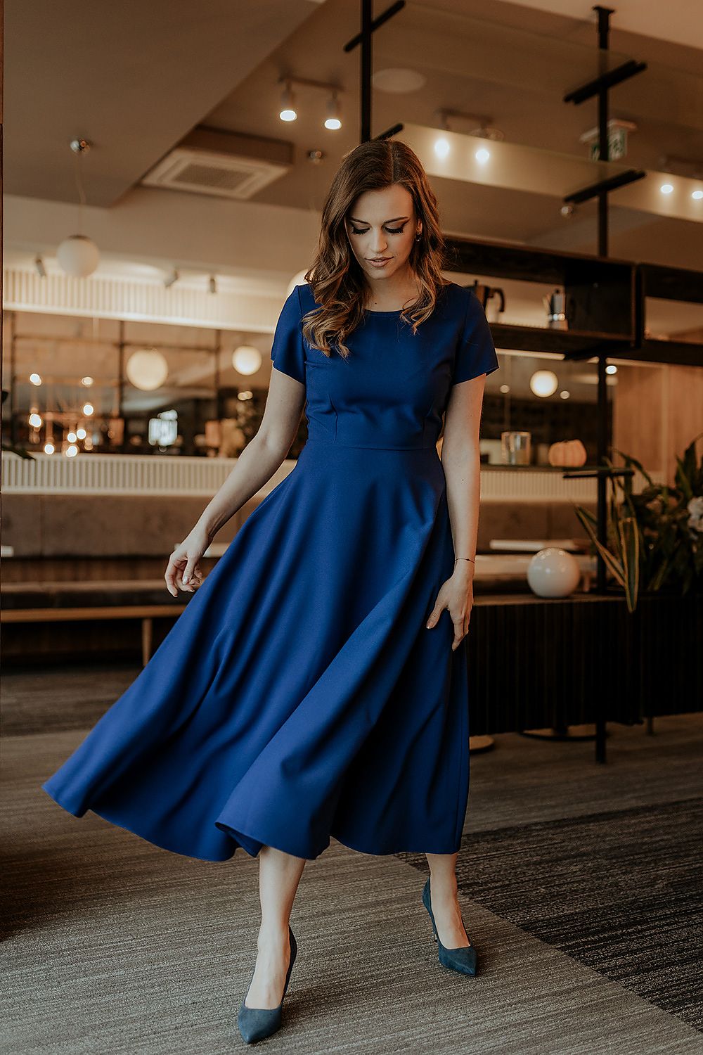  Sukienka Model T372/4 Navy - Tessita 