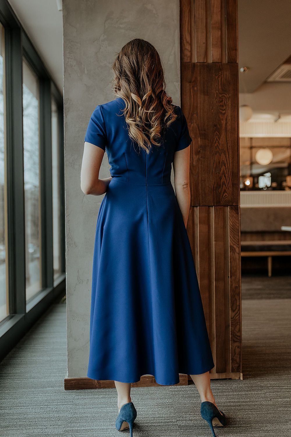  Sukienka Model T372/4 Navy - Tessita 