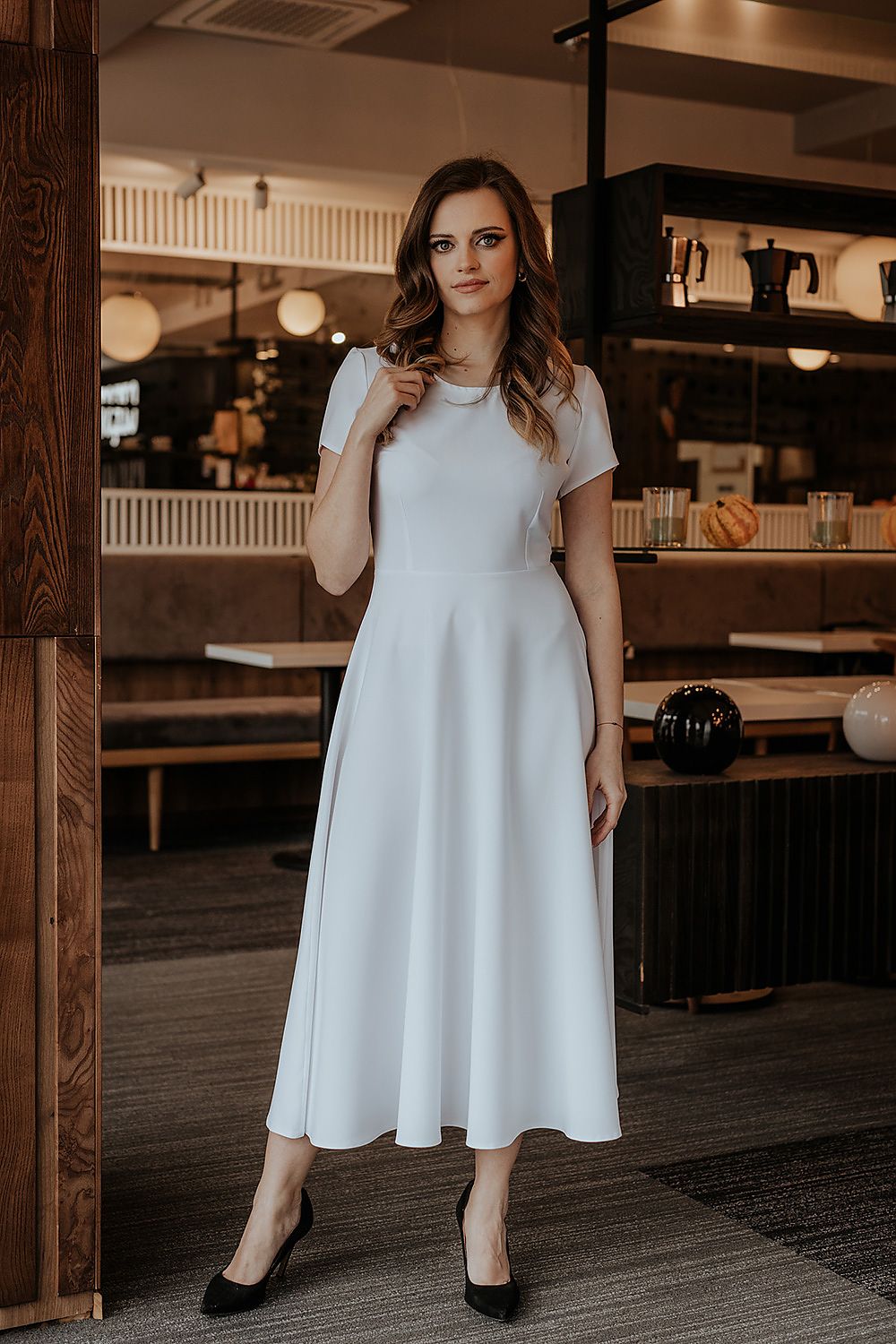  Sukienka Model T372/1 White - Tessita 