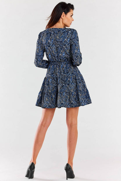  Sukienka Model A470 Navy Pattern - awama 