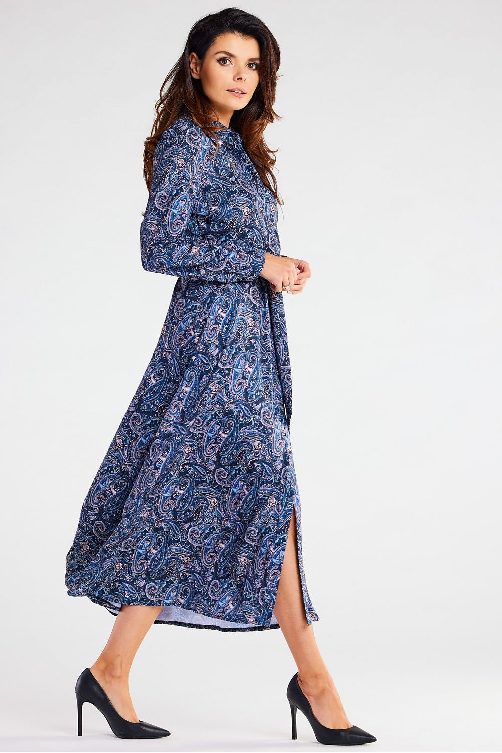  Sukienka Model A467 Navy Pattern - awama 