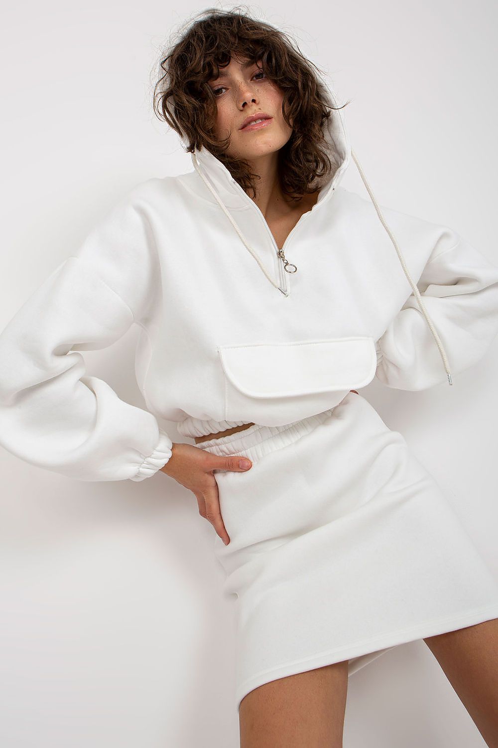  Spódnica Komplet Model EM-KMPL-705.25 Ecru - Ex Moda 