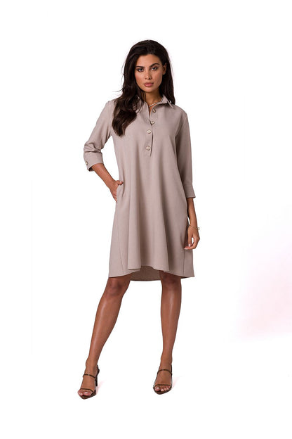  Sukienka Model B257 Beige - BeWear 