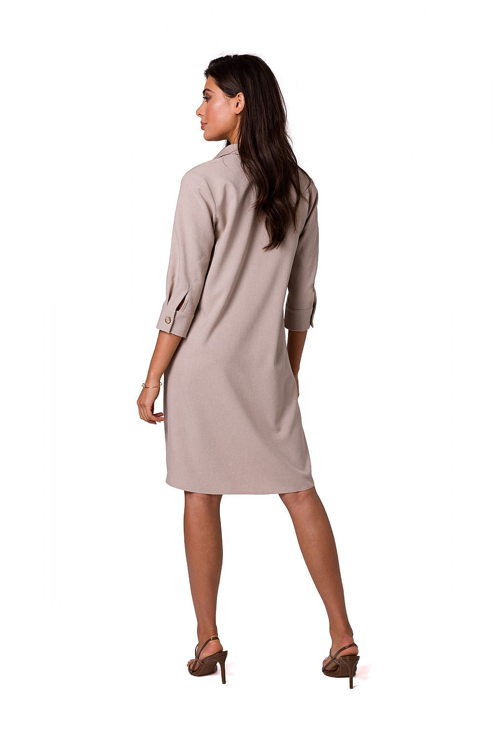  Sukienka Model B257 Beige - BeWear 