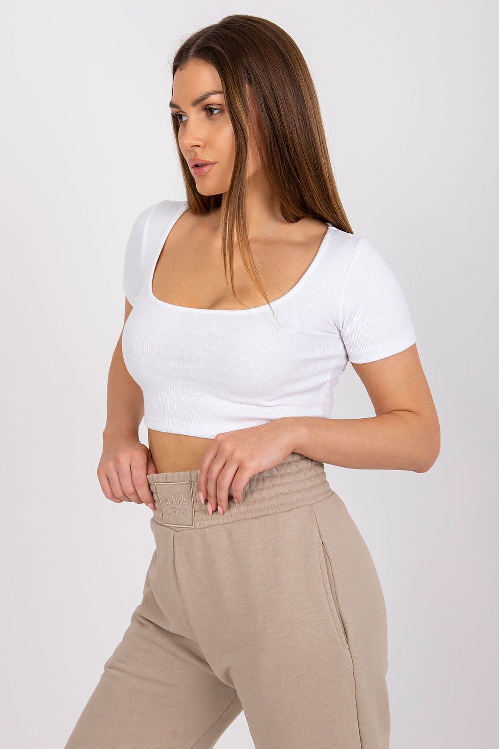   T-shirt Damski Model RV-TS-7537.52 White - Rue Paris 