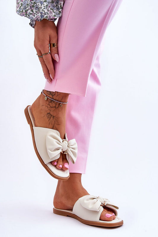  Sandał Klapki Model Becky 23SD35-5479 White - Step in style 