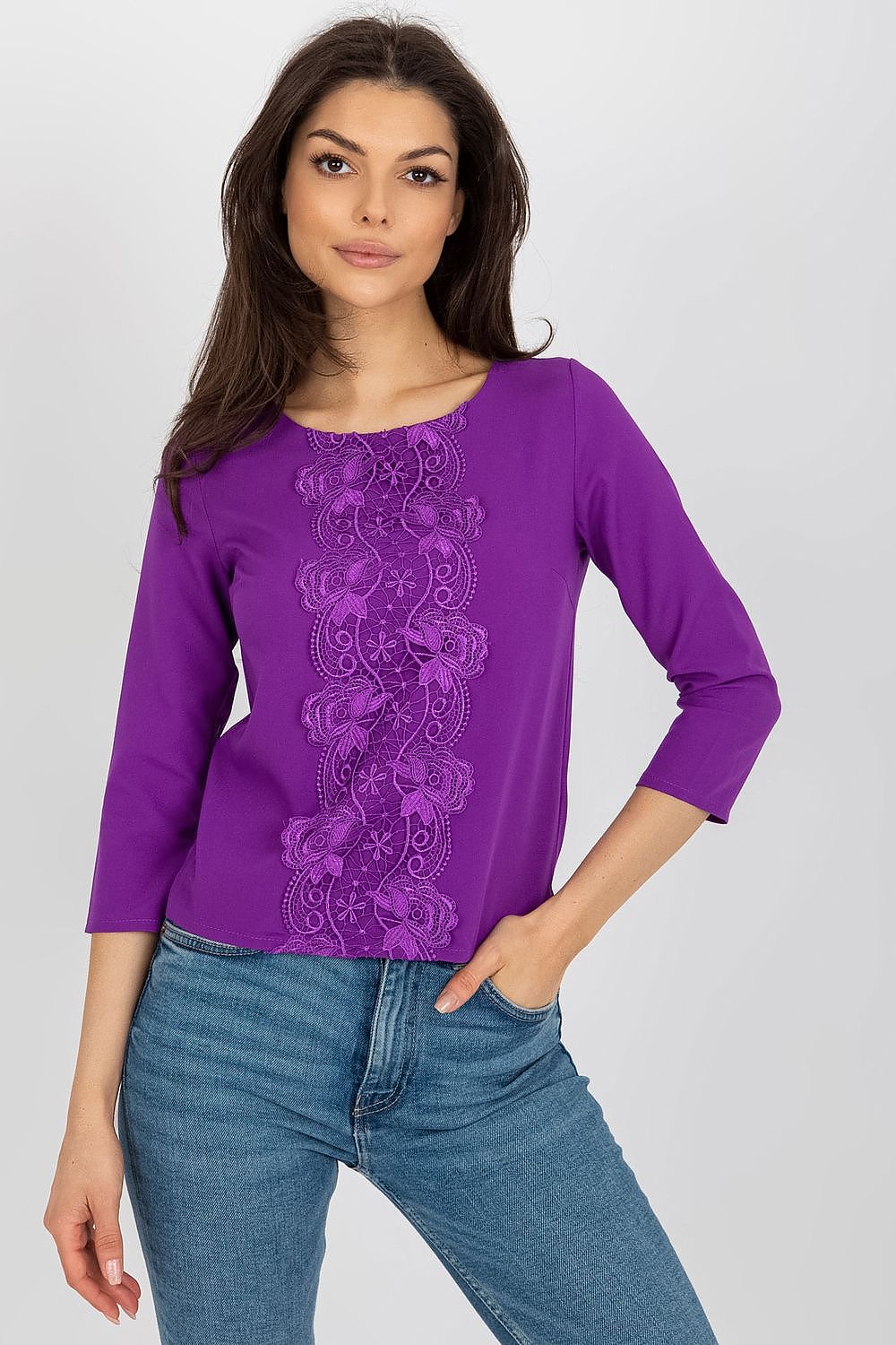   Bluzka Model LK-BZ-506522.07 Violet - Lakerta 