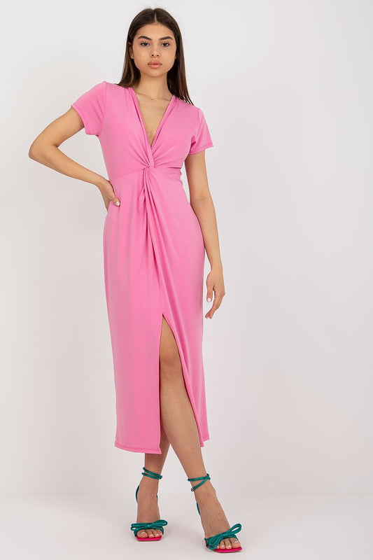  Sukienka Model DHJ-SK-17302.39X Pink - Italy Moda 
