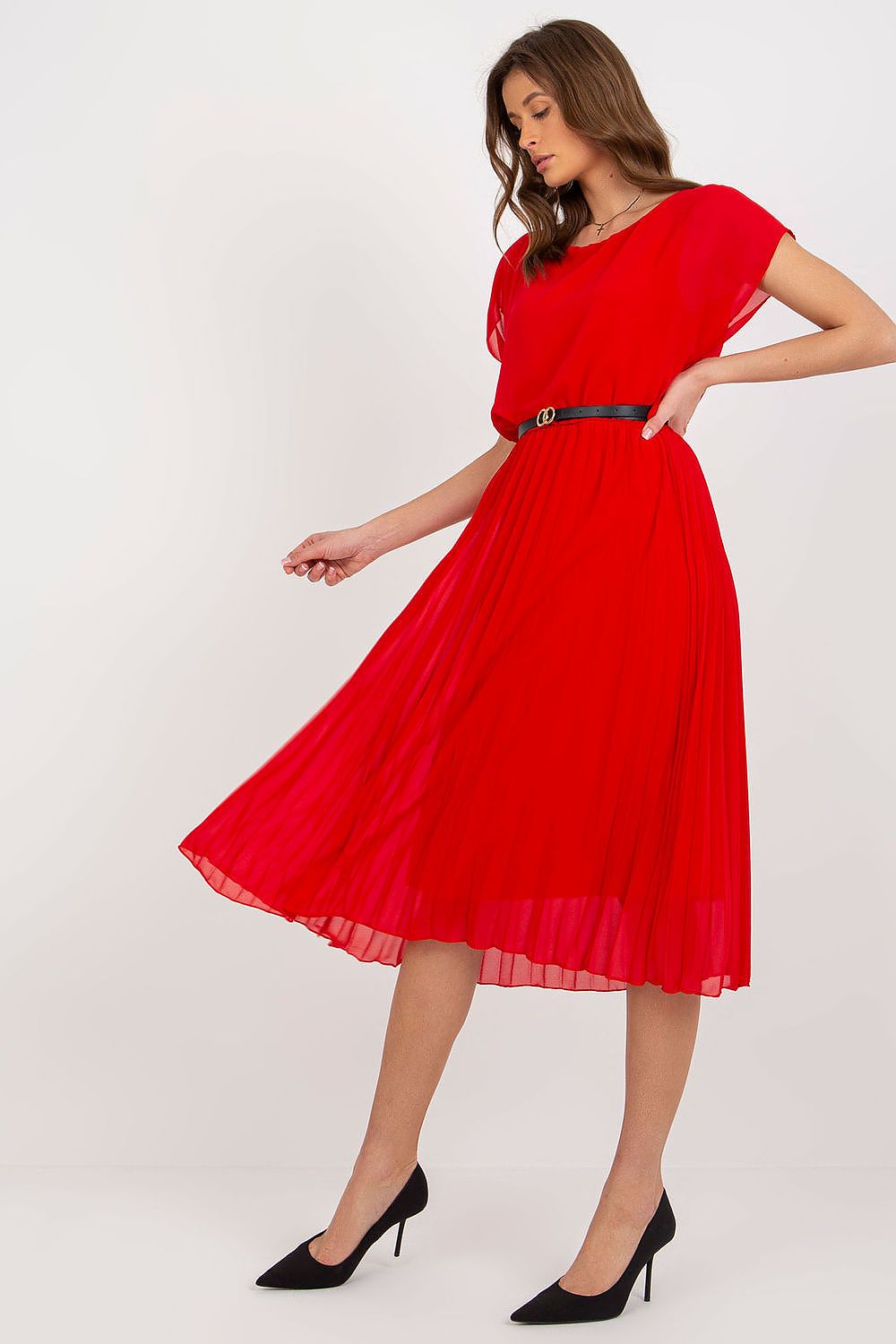   Sukienka Model DHJ-SK-8839-1.23X Red - Italy Moda 