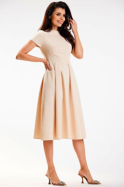  Sukienka Model A569 Beige - awama 