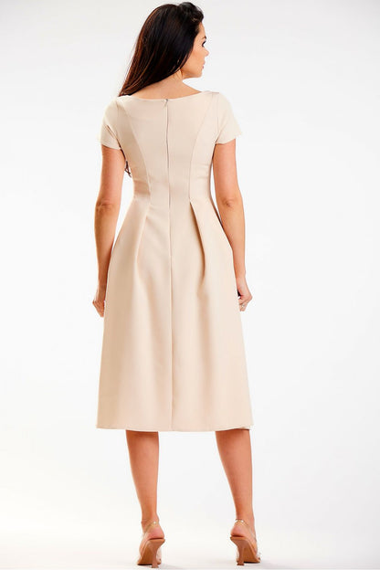 Sukienka Model A569 Beige - awama 