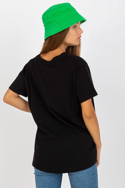   T-shirt Damski Model RV-TS-8047.57P Black - BFG 