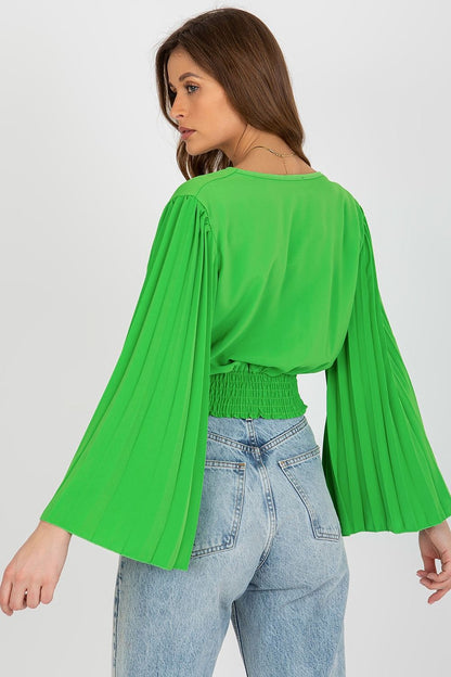   Bluzka Model DHJ-BZ-16503.30X Light Green - Italy Moda 