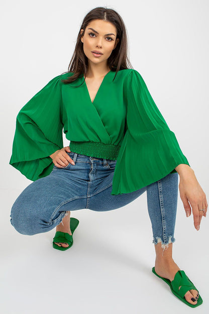   Bluzka Model DHJ-BZ-16503.30X Green - Italy Moda 
