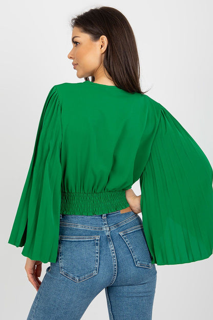   Bluzka Model DHJ-BZ-16503.30X Green - Italy Moda 