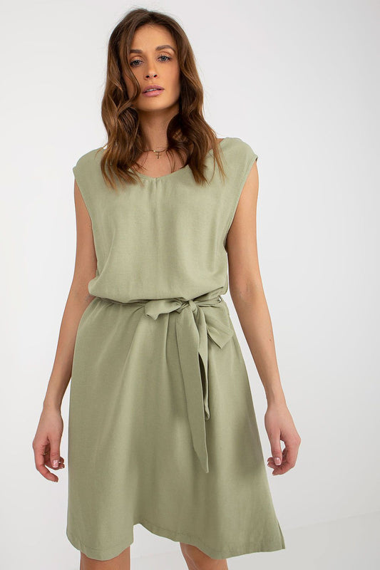  Sukienka Model WN-SK-VE38.32P Pistacja - Rue Paris 