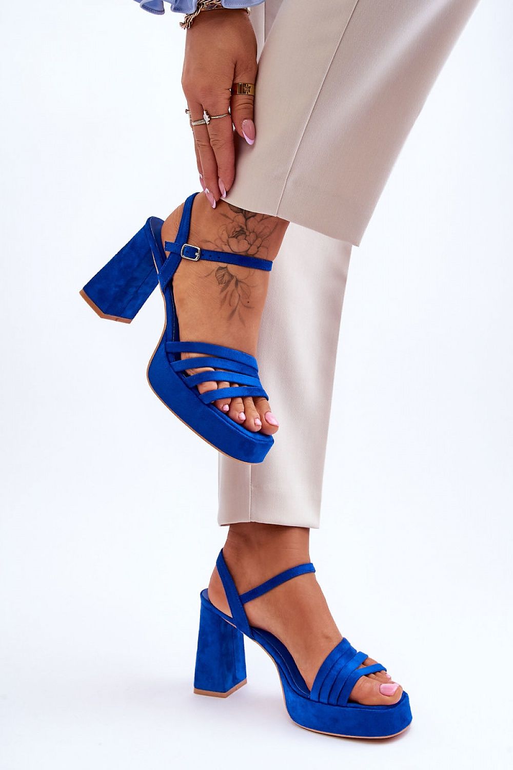  Sandały Model Verda ZY222 Blue - Step in style 
