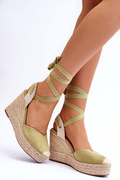  Sandały Model Lendy QQ-116 Green - Step in style 