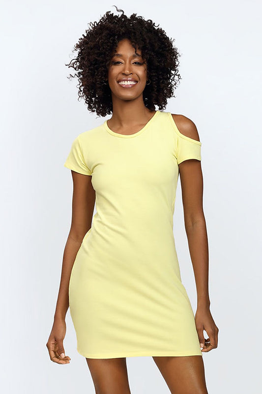  Sukienka Model Esi Yellow - DKaren 