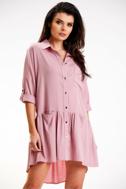  Sukienka Model A584 Dirty Pink - awama 