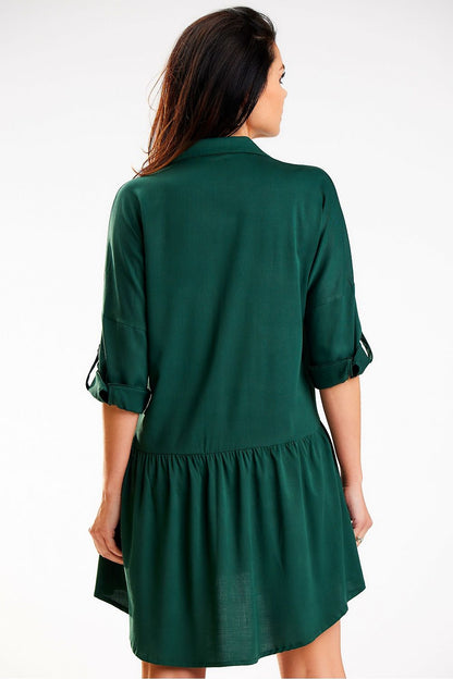  Sukienka Model A584 Bottle Green - awama 