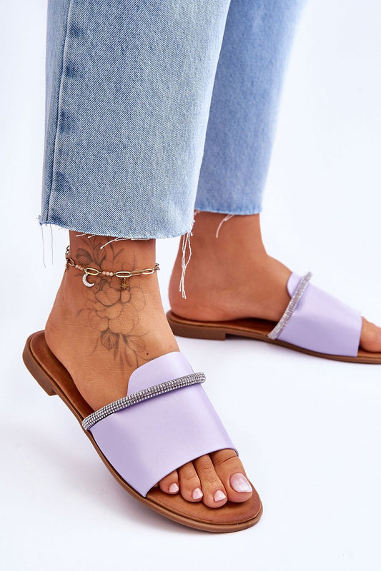  Sandał Klapki Model Termen W-78 Violet - Step in style 